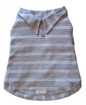 ecopup dog clothing reclaimed cotton benny polo