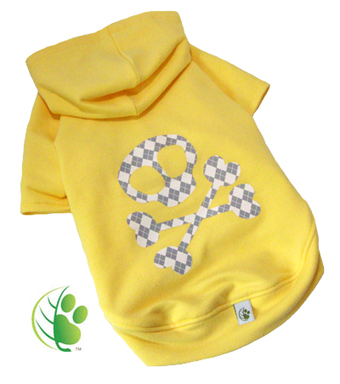 Eco-Pup Dog Clothing bamboo cotton printed hoodie