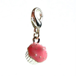 d-ring cute cupcake charm collar