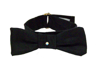 eco-pup dog clothing organic cotton sateen swarovski crystal sharp bowtie