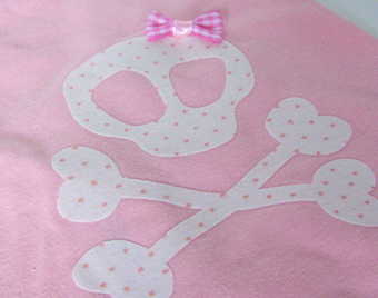 cute organic cotton skull dog tank top