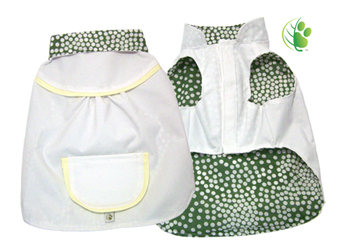 Eco-Pup dog clothing recycled Splash raincoat
