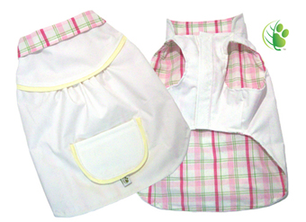 Eco-Pup dog clothing recycled Splash raincoat