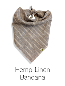 Eco-Pup Organic hemp dog scarf bandana