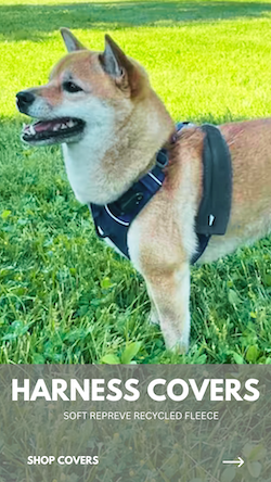 Eco-Pup Repreve recycled fleece dog harness cover wraps