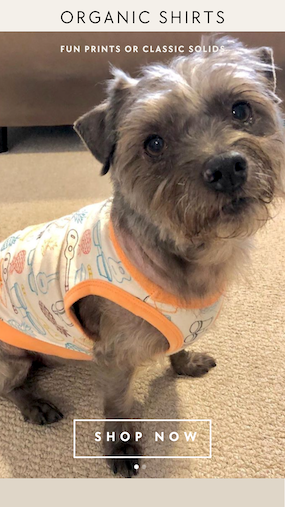 Eco-Pup dog clothes organic bamboo shirt tops